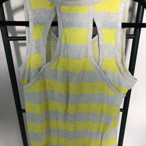 CAbi Tops - Grey and Yellow Striped Tank CAbi Tops - Grey and Yellow Striped Tank